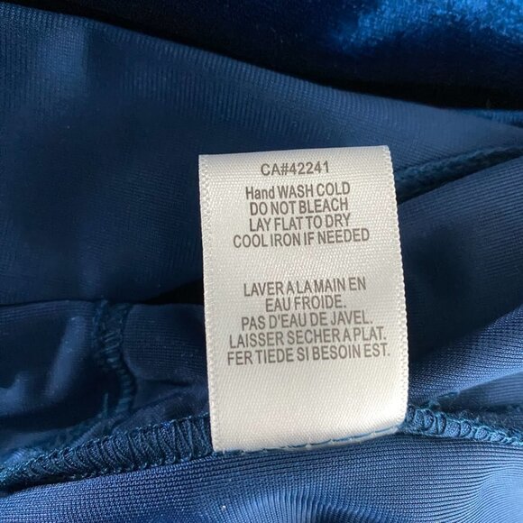 Young Fabulous & Broke Velvet Cardigan Jacket Medium Blue Quilted NWT CJ-1375 - Picture 9 of 10